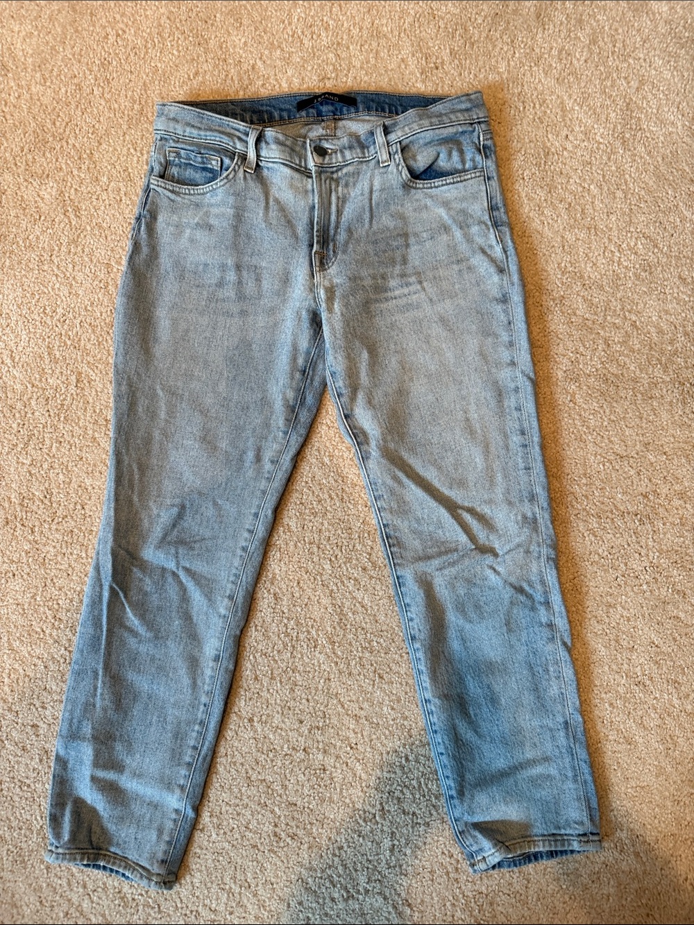 J Brand Cropped Low Rise Jeans